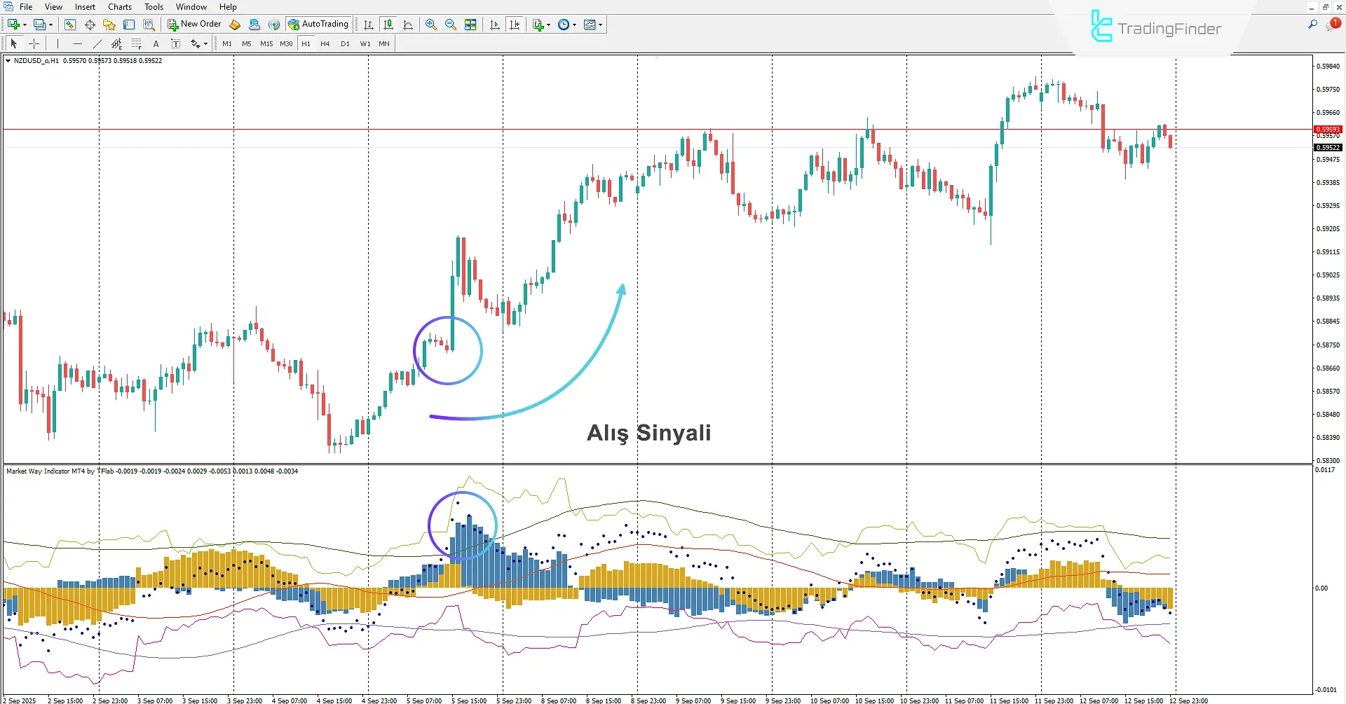 Market Way Göstergesi MetaTrader 4 İndir - [TradingFinder] 1