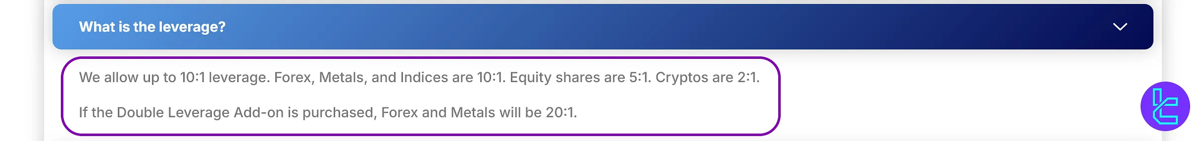 Blink Funding kaldıraç