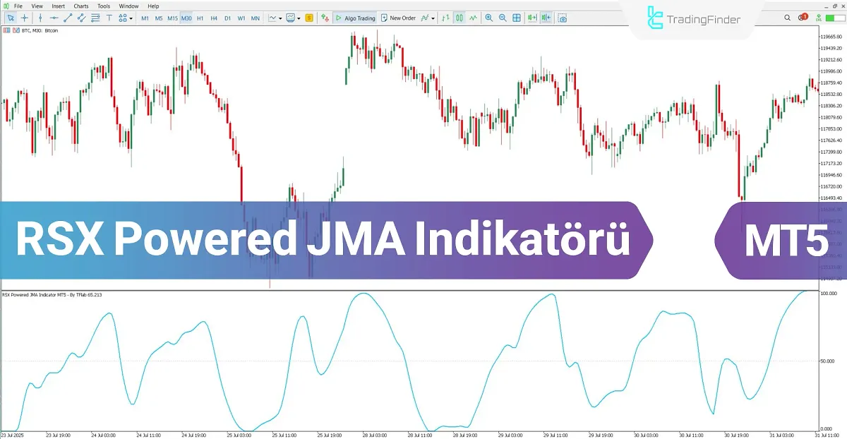 RSX Powered JMA Osilatörü MT5 için İndir – Ücretsiz – [TradingFinder]