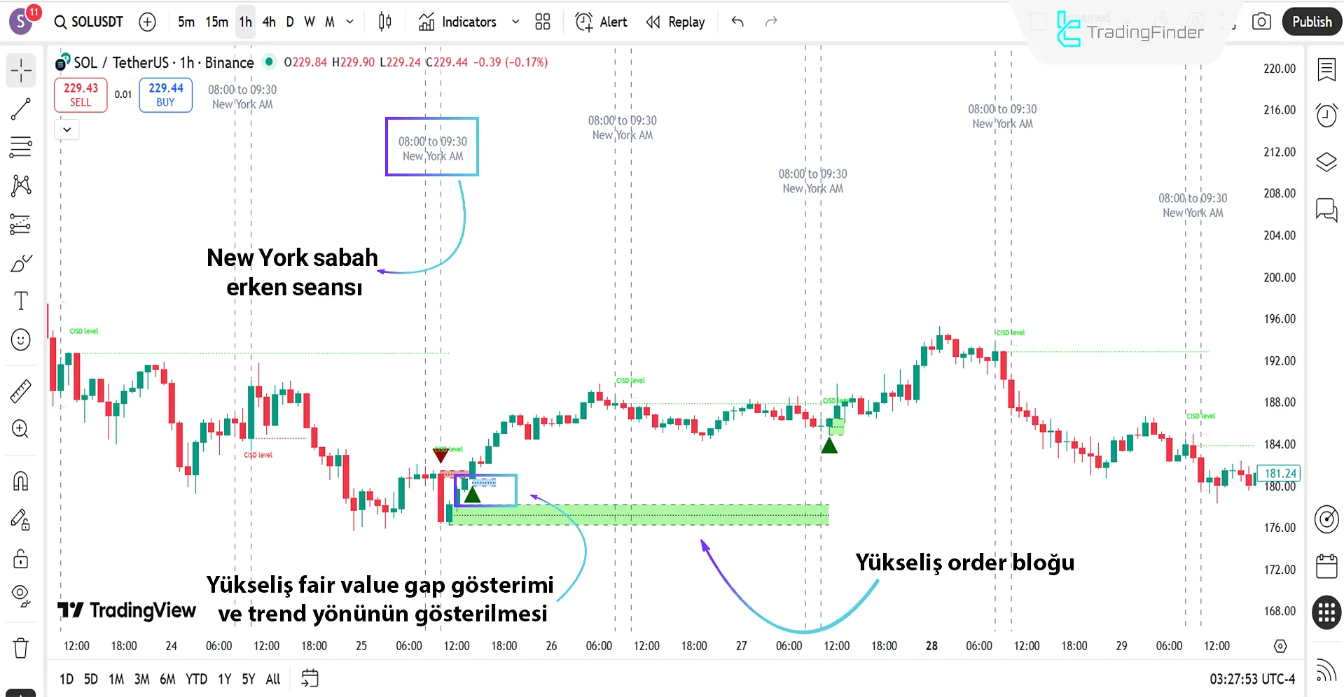 Yükseliş Trendinde ICT Venom Ticaret Modeli Göstergesi
