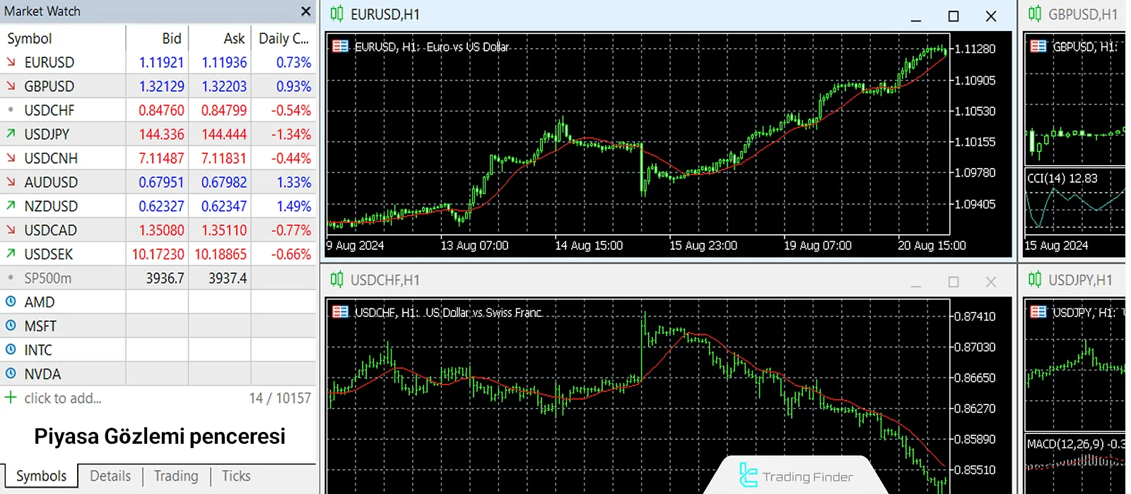 MT5’te Market Watch