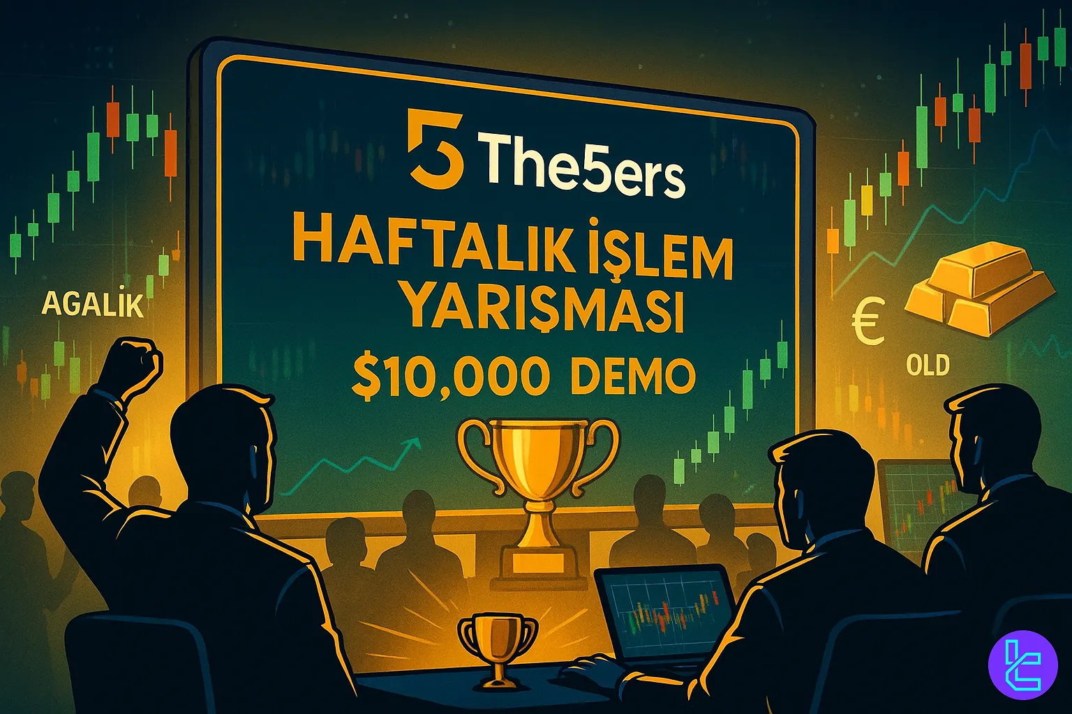 The5ers promosyon görseli, traderlar için yarışma