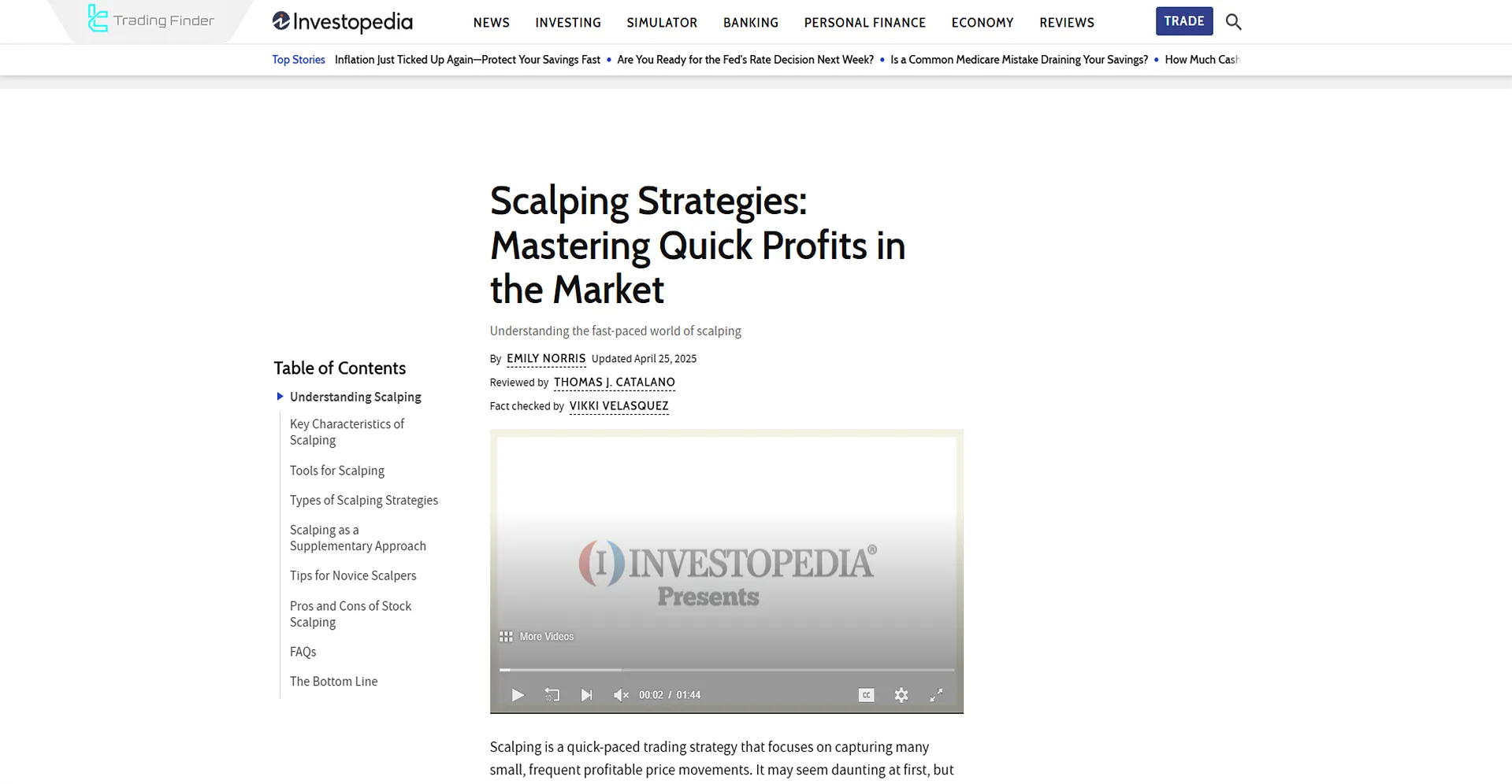 Scalping Stratejisi Makalesi; Piyasadan Hızlı Kârlar