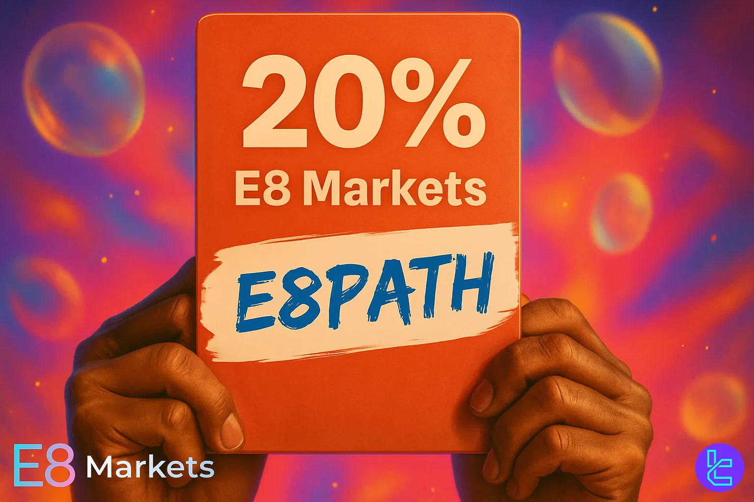 E8 Markets Forex hesabı için özel E8PATH kampanyası