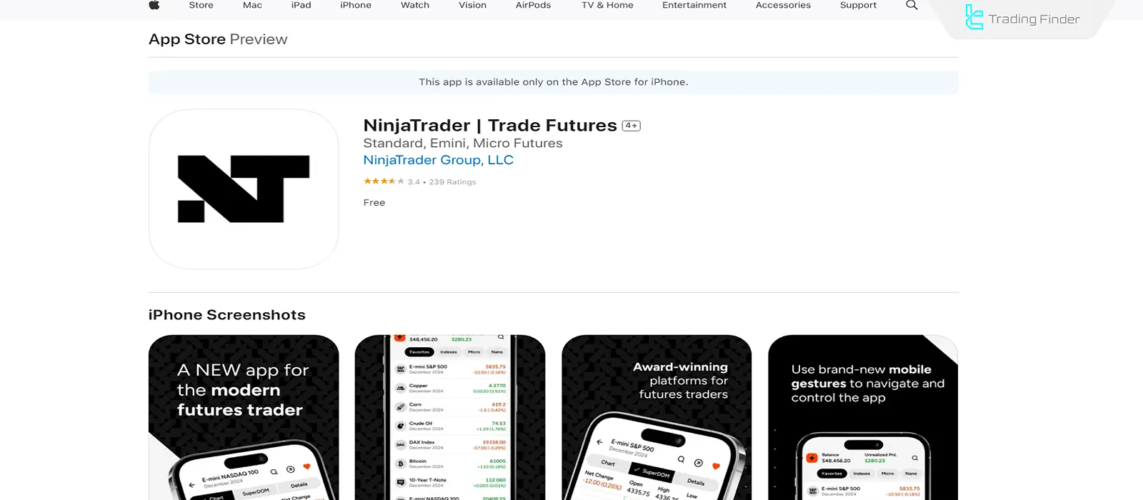iOS’ta NinjaTrader’ı Yükleme