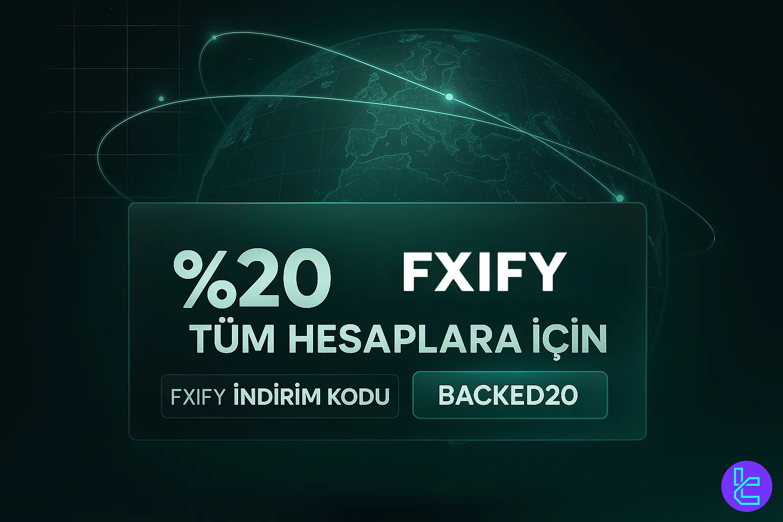 FXIFY %20 indirim promosyonu tüm hesaplar için BACKED20 koduyla
