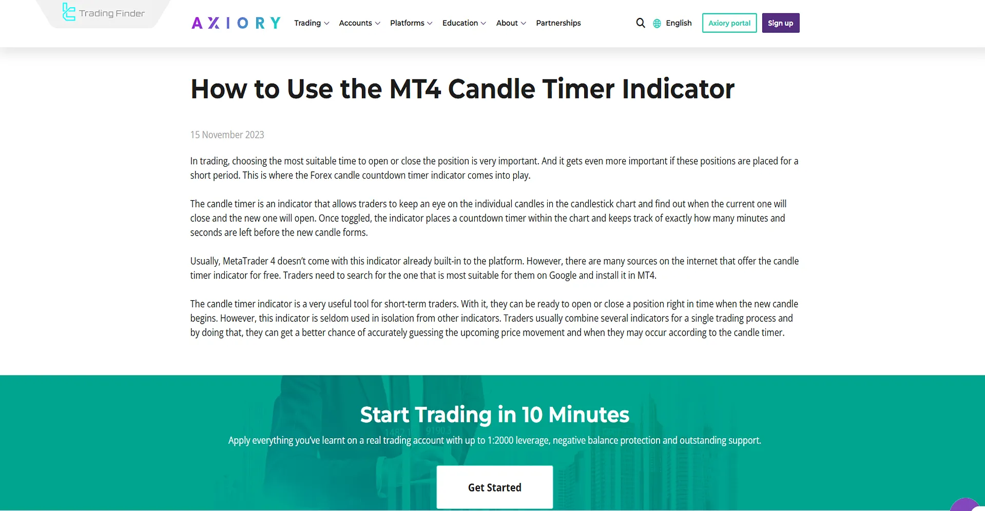 Candle Time Indicator Kullanım Rehberi Makalesi