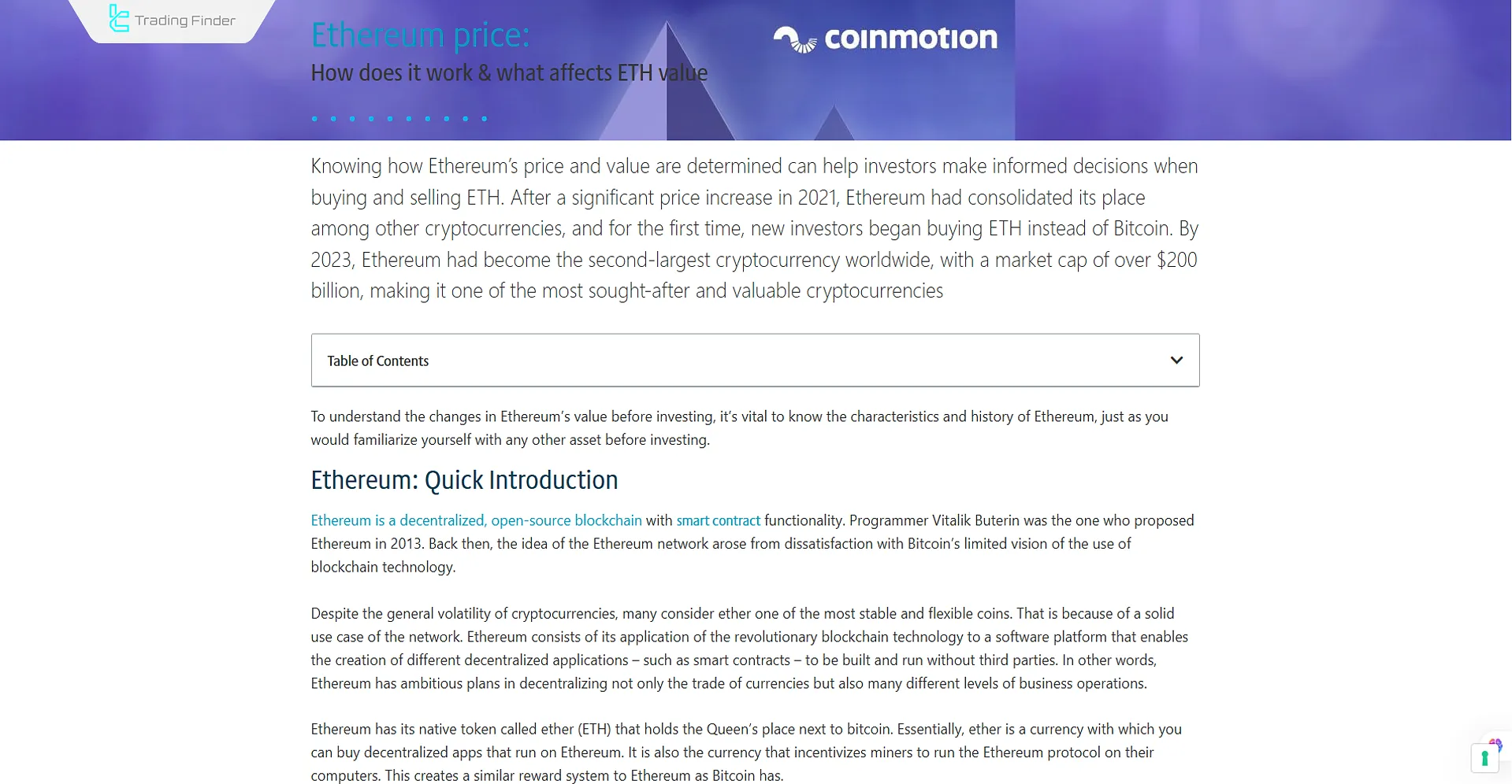 Ethereum’un Fiyatını Etkileyen Faktörler Üzerine Eğitim Makalesi