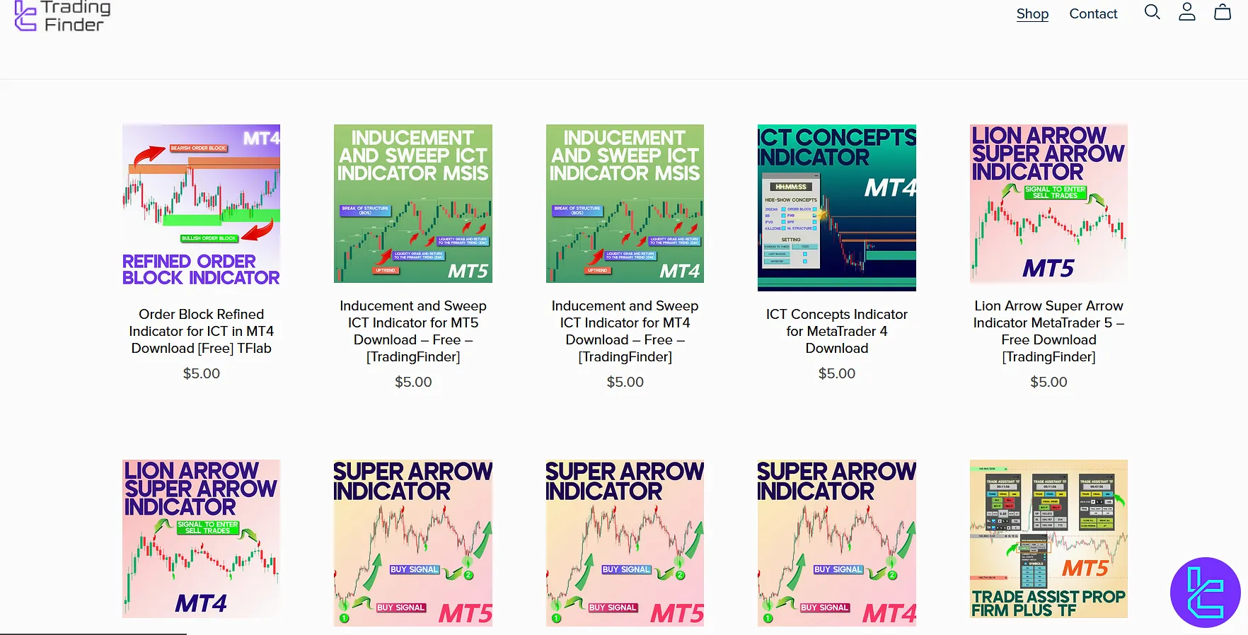 TradingFinder payhip shop