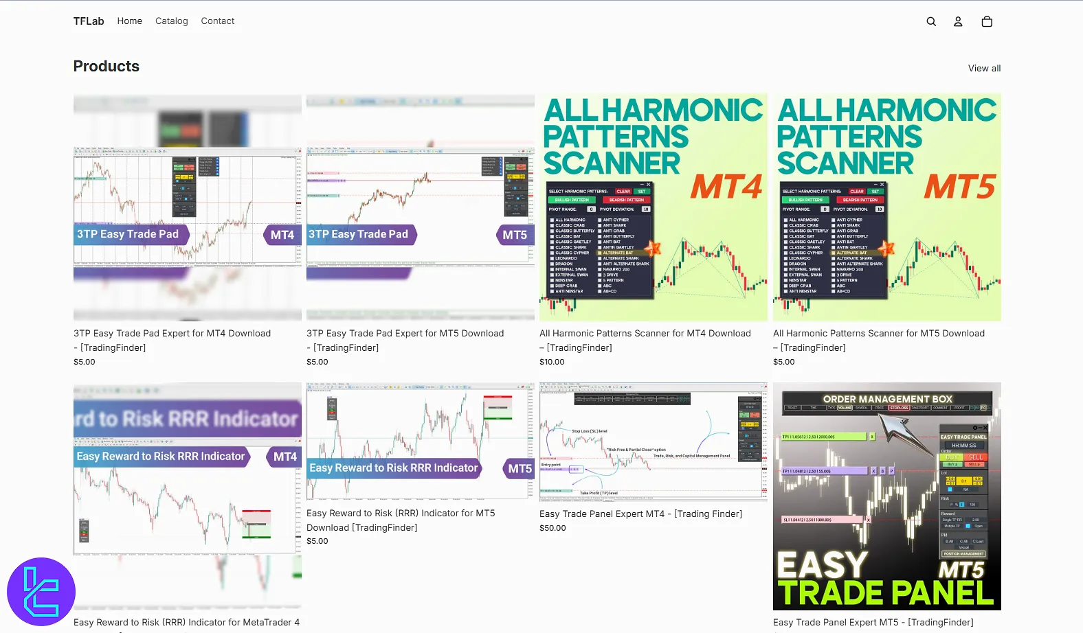 Shopify'da TradingFinder