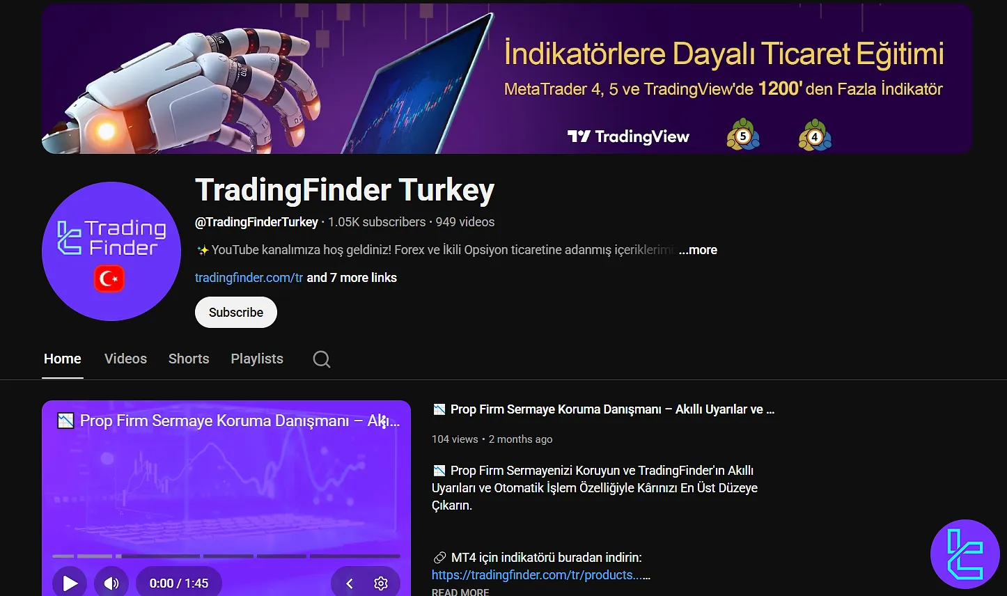 TradingFinder Youtube