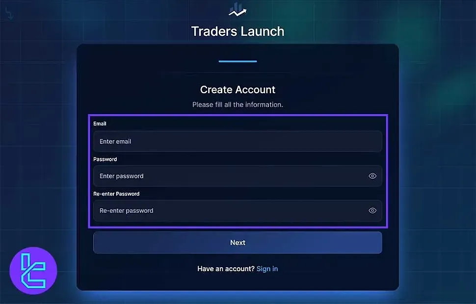 Traders Launch Kayıt Formu