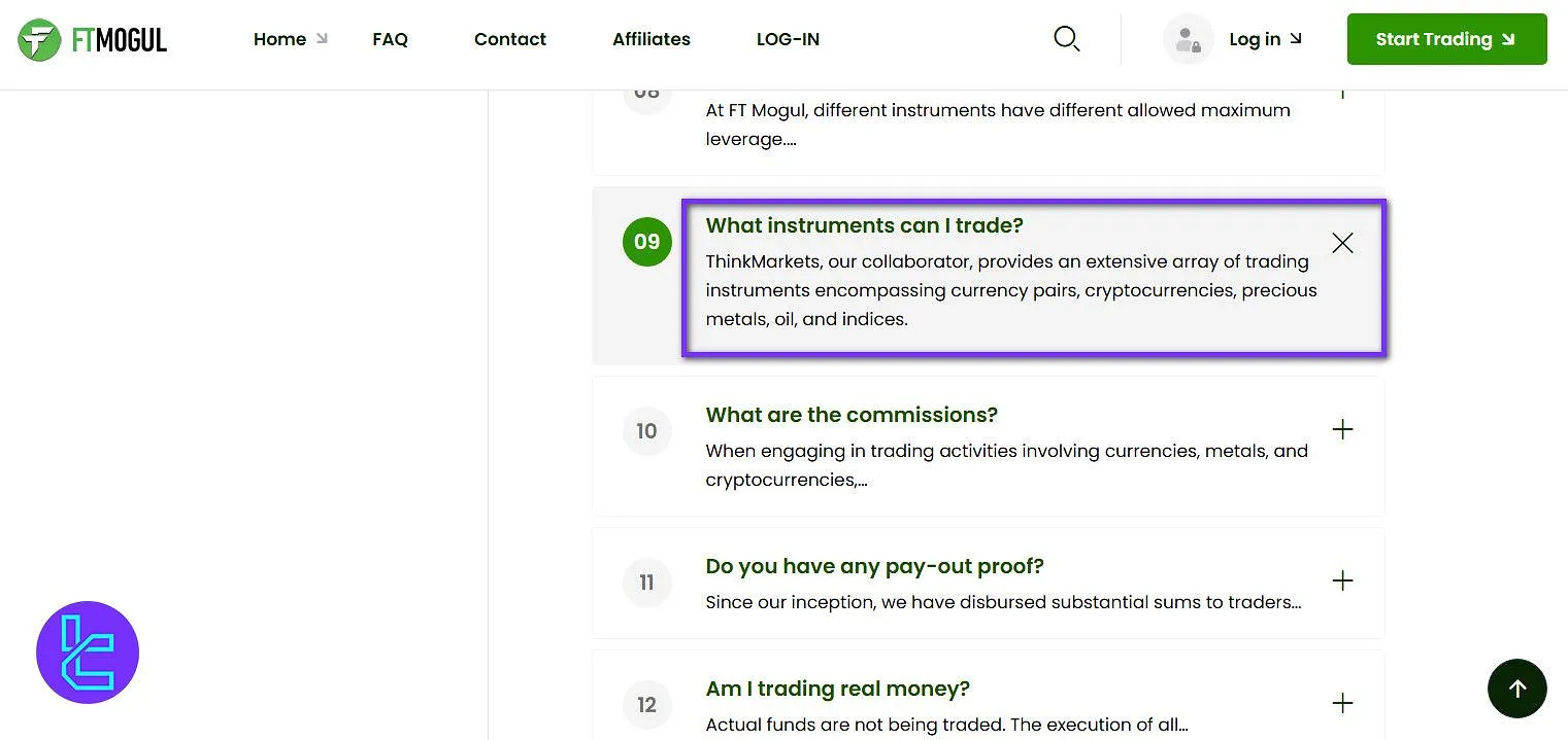 FT Mogul instruments