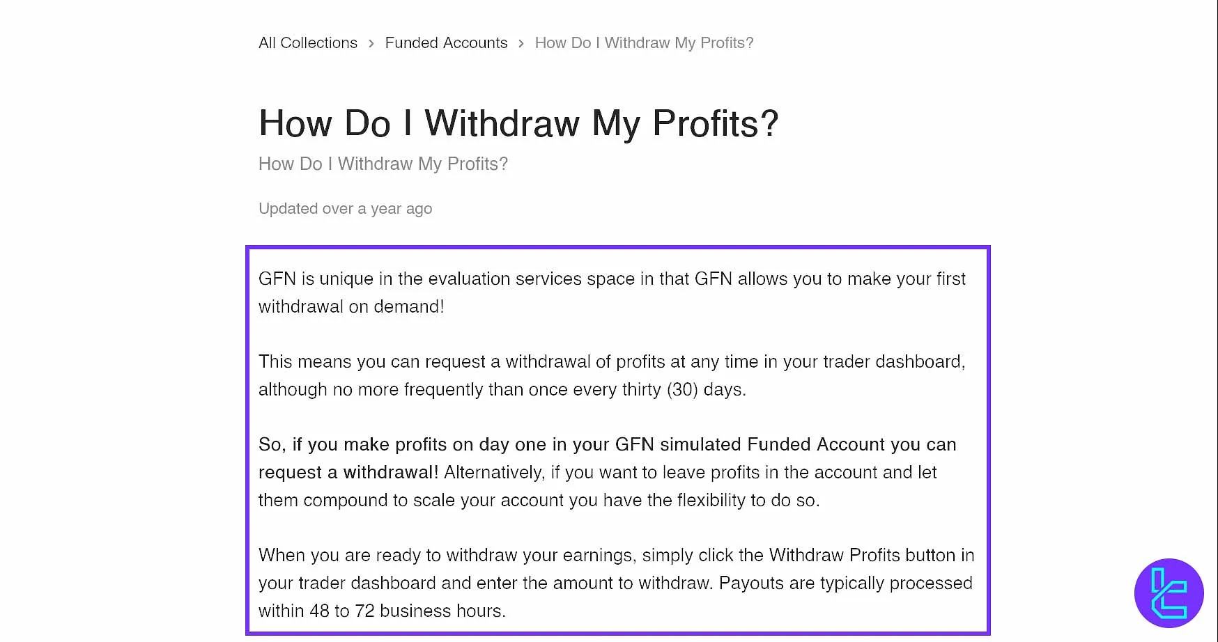 Get Funded Now Ödemeler