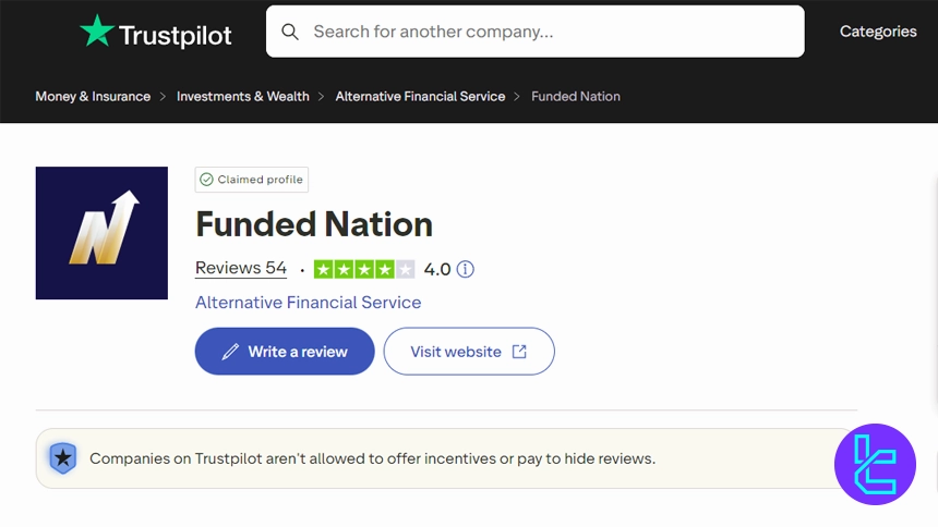 Funded Nation Trustpilot