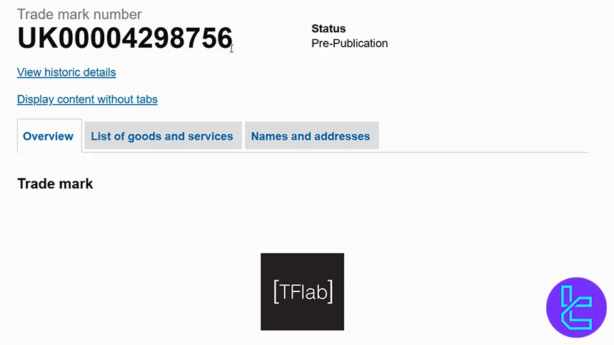 TFlab UK Ticari Markası