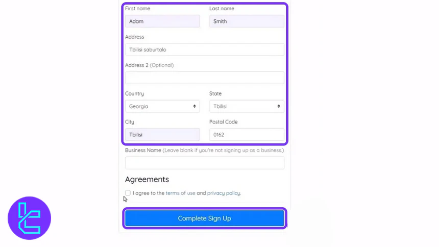 ETF'ye kayıt işleminin ilk adımı