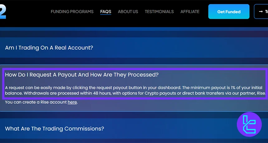 FX2 Funding ödeme politikası ve panel üzerinden çekim süreci