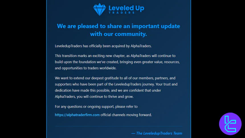 Leveled Up Traders, AlphaTraders Tarafından Satın Alındı