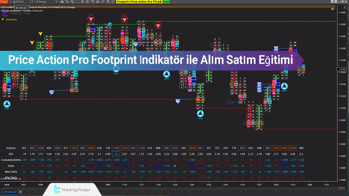 Footprint Price Action Pro Göstergesi ile Alım Satım NinjaTrader